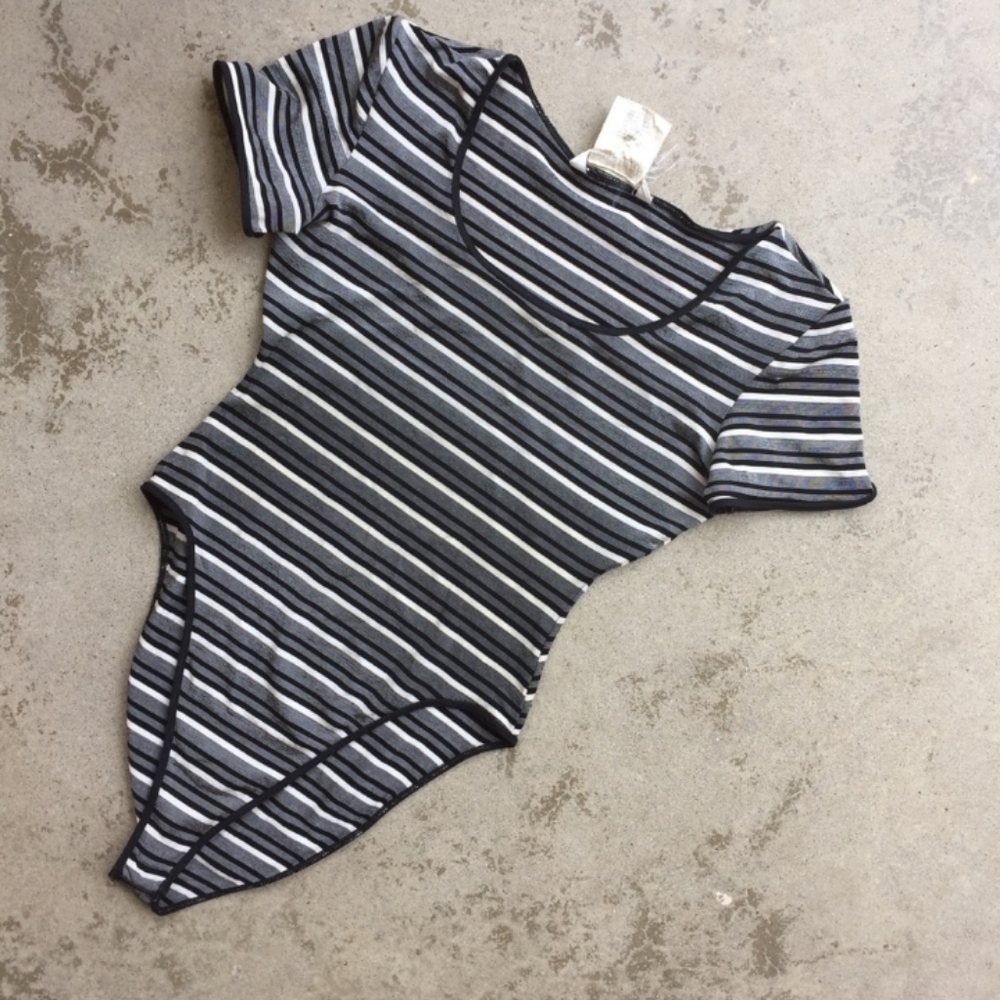 Vintage Striped Max Studio Bodysuit